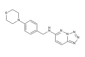 (4-morpholinobenzyl)-(tetrazolo[5,1-f]pyridazin-6-yl)amine