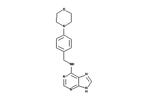 (4-morpholinobenzyl)-(9H-purin-6-yl)amine