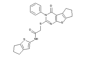 N-(5,6-dihydro-4H-cyclopenta[b]thiophen-2-yl)-2-[[keto(phenyl)BLAHyl]thio]acetamide