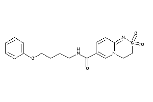 2,2-diketo-N-(4-phenoxybutyl)-3,4-dihydropyrido[2,1-c][1,2,4]thiadiazine-7-carboxamide