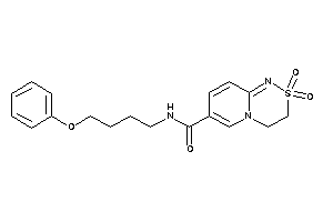 Image of 2,2-diketo-N-(4-phenoxybutyl)-3,4-dihydropyrido[2,1-c][1,2,4]thiadiazine-7-carboxamide