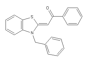 2-(3-benzyl-1,3-benzothiazol-2-ylidene)-1-phenyl-ethanone