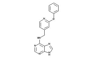 (2-phenoxy-4-pyridyl)methyl-(9H-purin-6-yl)amine