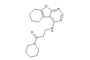 1-piperidino-3-(5,6,7,8-tetrahydrobenzothiopheno[2,3-d]pyrimidin-4-ylamino)propan-1-one