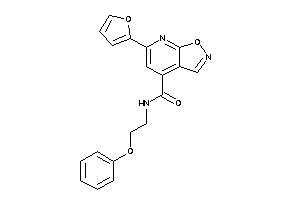 6-(2-furyl)-N-(2-phenoxyethyl)isoxazolo[5,4-b]pyridine-4-carboxamide