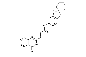 2-[(4-keto-3H-quinazolin-2-yl)thio]-N-spiro[1,3-benzodioxole-2,1'-cyclohexane]-5-yl-acetamide