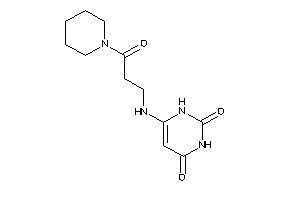 6-[(3-keto-3-piperidino-propyl)amino]uracil