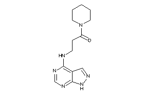 1-piperidino-3-(1H-pyrazolo[3,4-d]pyrimidin-4-ylamino)propan-1-one