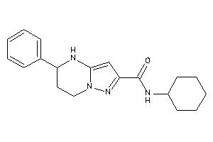 N-cyclohexyl-5-phenyl-4,5,6,7-tetrahydropyrazolo[1,5-a]pyrimidine-2-carboxamide