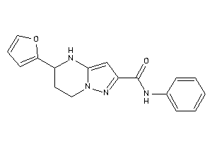 5-(2-furyl)-N-phenyl-4,5,6,7-tetrahydropyrazolo[1,5-a]pyrimidine-2-carboxamide