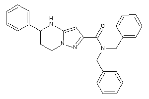 N,N-dibenzyl-5-phenyl-4,5,6,7-tetrahydropyrazolo[1,5-a]pyrimidine-2-carboxamide