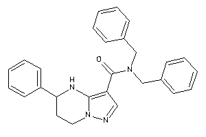 N,N-dibenzyl-5-phenyl-4,5,6,7-tetrahydropyrazolo[1,5-a]pyrimidine-3-carboxamide