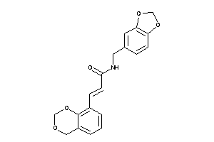 3-(4H-1,3-benzodioxin-8-yl)-N-piperonyl-acrylamide