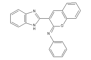 [3-(1H-benzimidazol-2-yl)chromen-2-ylidene]-phenyl-amine