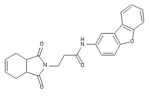 N-dibenzofuran-2-yl-3-(1,3-diketo-3a,4,7,7a-tetrahydroisoindol-2-yl)propionamide