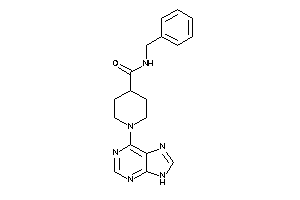 N-benzyl-1-(9H-purin-6-yl)isonipecotamide