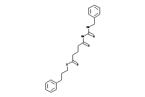 5-(benzylthiocarbamoylamino)-5-keto-valeric Acid 3-phenylpropyl Ester