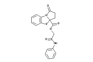 1-keto-2,3-dihydropyrrolo[2,1-b][1,3]benzothiazole-3a-carboxylic Acid (2-anilino-2-keto-ethyl) Ester