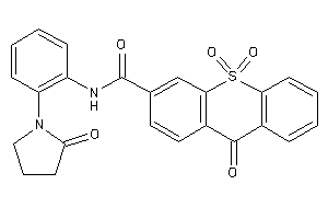 9,10,10-triketo-N-[2-(2-ketopyrrolidino)phenyl]thioxanthene-3-carboxamide