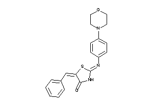 5-benzal-2-(4-morpholinophenyl)imino-thiazolidin-4-one
