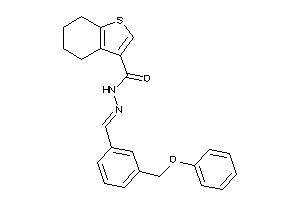 N-[[3-(phenoxymethyl)benzylidene]amino]-4,5,6,7-tetrahydrobenzothiophene-3-carboxamide