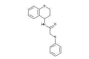 2-(phenylthio)-N-thiochroman-4-yl-acetamide