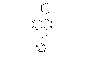 4-[[(4-phenylphthalazin-1-yl)thio]methyl]thiazole