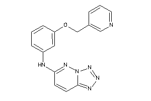 [3-(3-pyridylmethoxy)phenyl]-(tetrazolo[5,1-f]pyridazin-6-yl)amine