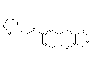 Image of 7-(1,3-dioxolan-4-ylmethoxy)furo[2,3-b]quinoline