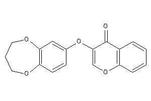 3-(3,4-dihydro-2H-1,5-benzodioxepin-7-yloxy)chromone