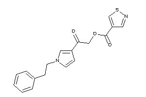 Isothiazole-4-carboxylic Acid [2-keto-2-(1-phenethylpyrrol-3-yl)ethyl] Ester