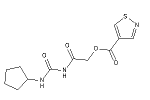 Isothiazole-4-carboxylic Acid [2-(cyclopentylcarbamoylamino)-2-keto-ethyl] Ester