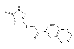 3-[[2-keto-2-(2-naphthyl)ethyl]thio]-1,4-dihydro-1,2,4-triazol-5-one