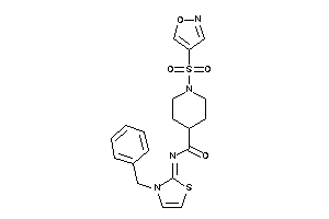 N-(3-benzyl-4-thiazolin-2-ylidene)-1-isoxazol-4-ylsulfonyl-isonipecotamide