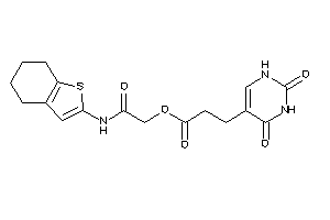 3-(2,4-diketo-1H-pyrimidin-5-yl)propionic Acid [2-keto-2-(4,5,6,7-tetrahydrobenzothiophen-2-ylamino)ethyl] Ester