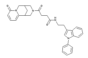 Image of 4-keto-4-(ketoBLAHyl)-N-[2-(1-phenylindol-3-yl)ethyl]butyramide