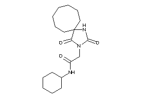 N-cyclohexyl-2-(2,4-diketo-1,3-diazaspiro[4.7]dodecan-3-yl)acetamide