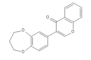 Image of 3-(3,4-dihydro-2H-1,5-benzodioxepin-7-yl)chromone