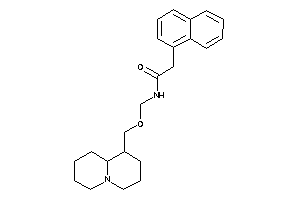 2-(1-naphthyl)-N-(quinolizidin-1-ylmethoxymethyl)acetamide