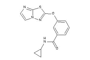 N-cyclopropyl-3-imidazo[2,1-b][1,3,4]thiadiazol-2-yloxy-benzamide