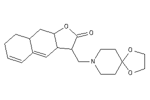 3-(1,4-dioxa-8-azaspiro[4.5]decan-8-ylmethyl)-3a,7,8,8a,9,9a-hexahydro-3H-benzo[f]benzofuran-2-one