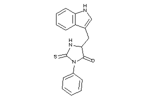 5-(1H-indol-3-ylmethyl)-3-phenyl-2-thioxo-4-imidazolidinone