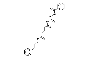Image of 5-(benzamidothiocarbamoylamino)-5-keto-valeric Acid 3-phenylpropyl Ester