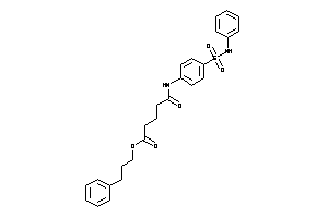 5-keto-5-[4-(phenylsulfamoyl)anilino]valeric Acid 3-phenylpropyl Ester