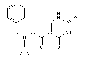 5-[2-[benzyl(cyclopropyl)amino]acetyl]uracil