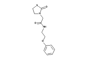 2-(2-ketothiazolidin-3-yl)-N-(2-phenoxyethyl)acetamide