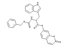 2-(benzyloxycarbonylamino)-3-(1H-indol-3-yl)propionic Acid (2-ketochromen-7-yl) Ester