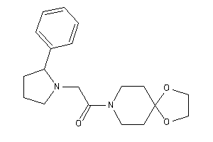 1-(1,4-dioxa-8-azaspiro[4.5]decan-8-yl)-2-(2-phenylpyrrolidino)ethanone