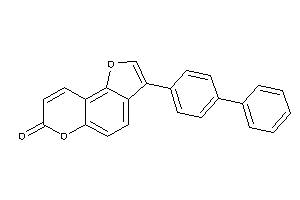 3-(4-phenylphenyl)furo[2,3-f]chromen-7-one