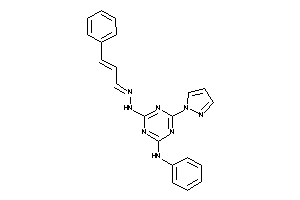 (4-anilino-6-pyrazol-1-yl-s-triazin-2-yl)-(cinnamylideneamino)amine